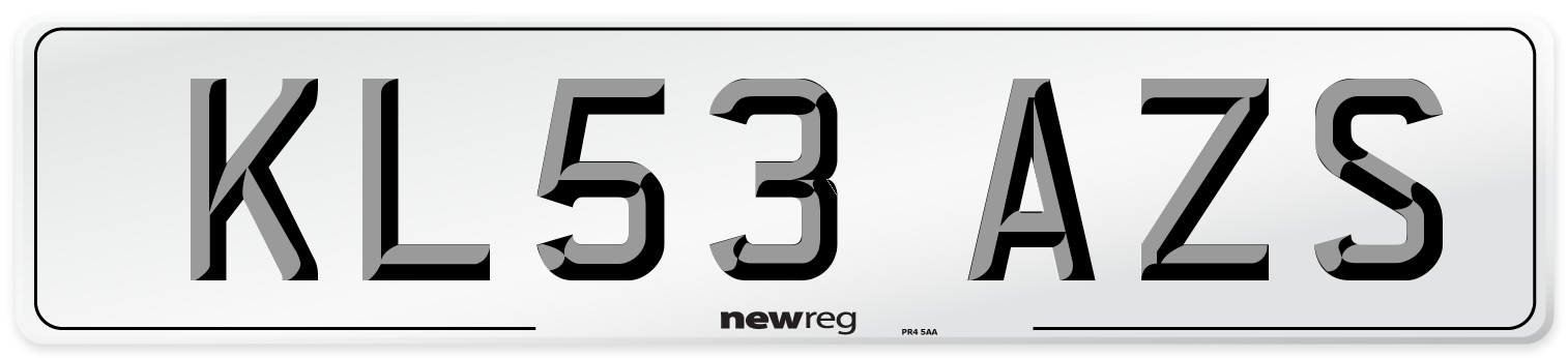 KL53 AZS Number Plate from New Reg